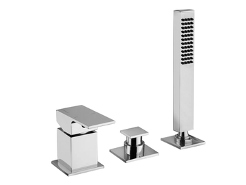 VITA DUE 35028 - Deck mounted single handle bathtub tap with diverter by Rubinetterie Frattini - view 2